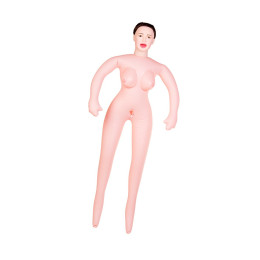 Кукла надувная Dolls-X by TOYFA Gabriella с реалистичной головой, брюнетка, с тремя отверстиями
