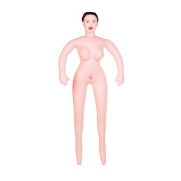 Кукла надувная Dolls-X by TOYFA Gabriella с реалистичной головой, брюнетка, с тремя отверстиями