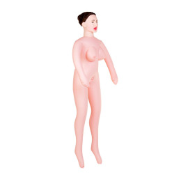 Кукла надувная Dolls-X by TOYFA Gabriella с реалистичной головой, брюнетка, с тремя отверстиями
