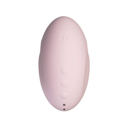 Вакуум-волновой стимулятор клитора с вибрацией Satisfyer Vulva Lover 3, силикон, розовый, 11 см