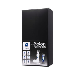 Вибратор-пульсатор реалистичный, Mr.Baton, RealMotion, силикон, 21см, Ø4