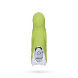 Вибратор TOYFA Dolce Jaxon, силикон, зеленый, 12,5см