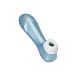 Вакуум-волновой стимулятор клитора Satisfyer Pro 2 Generation 2, силикон, голубой, 16,5 см