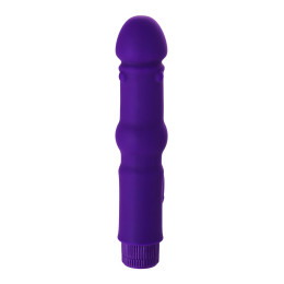 Нереалистичный вибратор A-Toys by TOYFA Madby, силикон, фиолетовый, 18 см