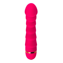 Нереалистичный вибратор A-Toys by TOYFA Folly, силикон, розовый, 16 см