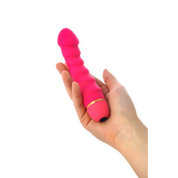 Нереалистичный вибратор A-Toys by TOYFA Folly, силикон, розовый, 16 см