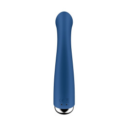 Вибратор для точки G  с ротацией Satisfyer Spinning G-Spot 1, силикон, синий, 16,8 см