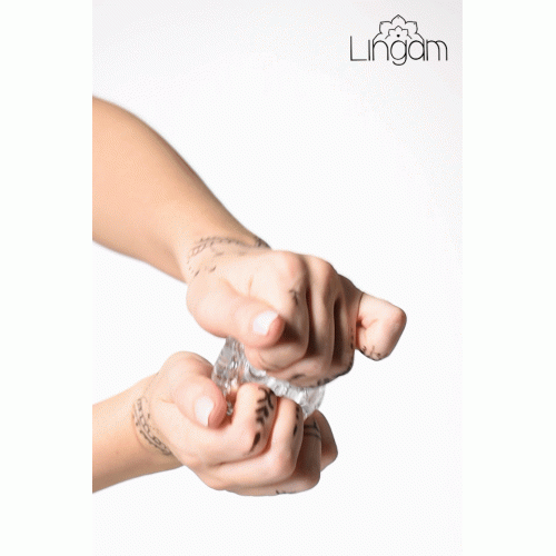Мастурбатор нереалистичный Lingam by TOYFA Rashmi, TPE, прозрачный, 15,5 см
