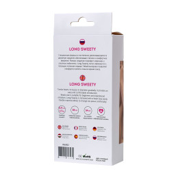 Анальная цепочка ToDo by Toyfa Long Sweety, силикон, розовый, 34 см, Ø 2,7 см
