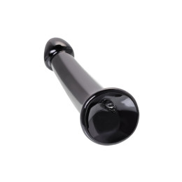 Нереалистичный фаллоимитатор TOYFA Basic Jelly Dildo L, TPE, чёрный, 20 см