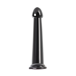 Нереалистичный фаллоимитатор TOYFA Basic Jelly Dildo L, TPE, чёрный, 20 см