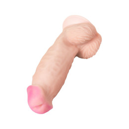 Фаллоимитатор-гигант LoveToy, реалистичный, TPR, телесный, 33 см, Ø 6,9 см