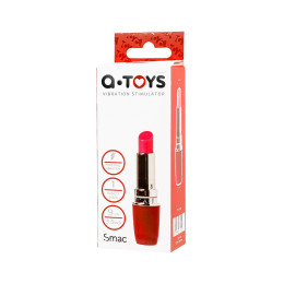 Вибростимулятор A-Toys by TOYFA Smac, ABS пластик, красный, 9 см
