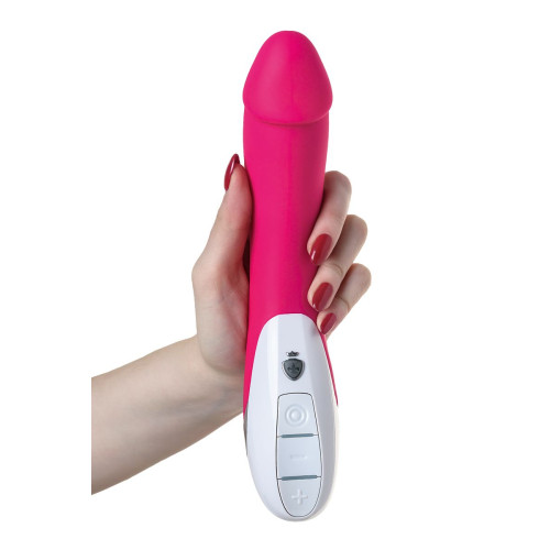 Вибратор Mystim Terrific Truman силиконовый, фуксия, 27 см