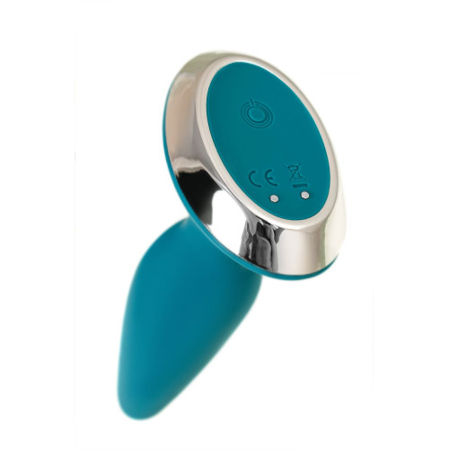 Анальная вибровтулка Satisfyer Plug-ilicious 1 Connect App, зеленая, 10 см