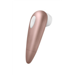 Вакуум-волновой стимулятор клитора Satisfyer Number One, ABS пластик, розовый, 14,5 см