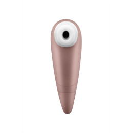 Вакуум-волновой стимулятор клитора Satisfyer Number One, ABS пластик, розовый, 14,5 см
