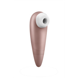 Вакуум-волновой стимулятор клитора Satisfyer Number One, ABS пластик, розовый, 14,5 см