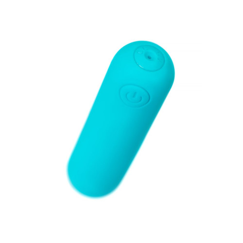 Вибропуля A-Toys by TOYFA TNIM, силикон, голубой, 6,5 см