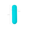 Вибропуля A-Toys by TOYFA TNIM, силикон, голубой, 6,5 см