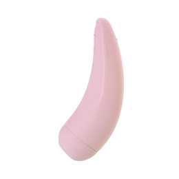 Вакуум-волновой стимулятор с вибрацией Satisfyer Curvy 2 Connect App, силикон, розовый, 13,41 см