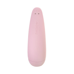 Вакуум-волновой стимулятор с вибрацией Satisfyer Curvy 2 Connect App, силикон, розовый, 13,41 см