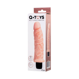 Реалистичный вибратор A-Toys by TOYFA Plim, TPE, телесный, 19,5 см