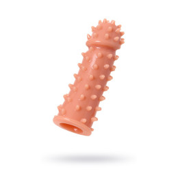 Насадка реалистичная KOKOS EXTREME SLEEVE 03-S с дополнительной стимуляцией, TPE, телесная, 12.7 см