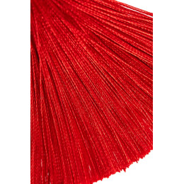 Зажимы на соски Pecado BDSM, «Вилки», с кисточками из шелка, металл, красные