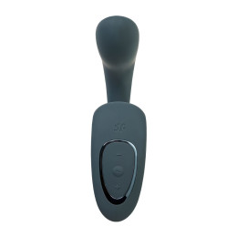 Вагинально-клиторальный вибратор Satisfyer G for Goddess 1, темно-серый, 27 см