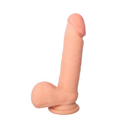 Вибратор с пультом ДУ RealStick Elite Vibro Xander, TPR, телесный, 10 режимов вибрации, 20 см