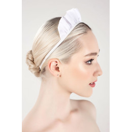 Верхняя часть костюма «Горничная», Pecado BDSM, корсет, головной убор, черно-белый, 40