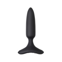 Анальная втулка LOVENSE Hush 2 (XS), силикон, черная, 12,1 см, Ø 2,5 см