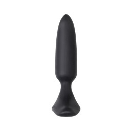 Анальная втулка LOVENSE Hush 2 (XS), силикон, черная, 12,1 см, Ø 2,5 см