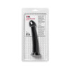 Нереалистичный фаллоимитатор Jelly Dildo M Toyfa Basic, TPE, черный, 18 см