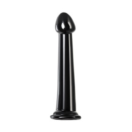 Нереалистичный фаллоимитатор Jelly Dildo M Toyfa Basic, TPE, черный, 18 см