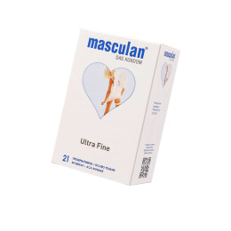 Презервативы Masculan, Ultra Fine №21, особо тонкие, 19 см, 5,3 см, 21шт