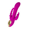 Тройной вибратор A-Toys by TOYFA TRINNY, силикон, фиолетовый, 21,5 см