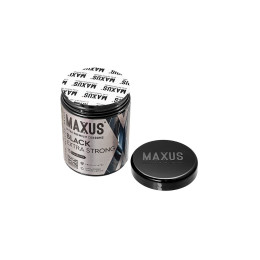 Презервативы Maxus Extra Strong,черные, утолщенные 15 шт.
