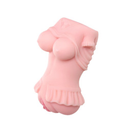 Мастурбатор реалистичный Juicy Pussy by TOYFA Little flower, TPE, телесный, 11,5 см