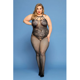 Костюм-сетка Candy Girl Hera, нейлон, черный, 2XL