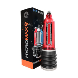 Гидропомпа Bathmate HYDROMAX9, ABS пластик, красный, 32,5 см (аналог Hydromax X40)