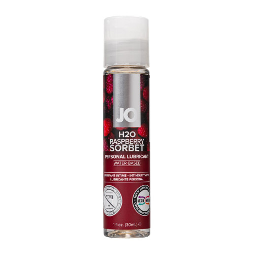 Съедобный лубрикант со вкусом малины JO H2O Raspberry sorbet, 30 мл