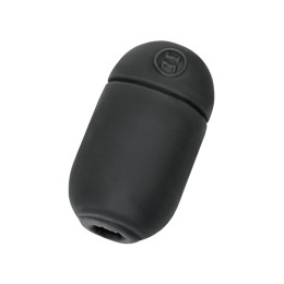 Мастурбатор нереалистичный MEN'S MAX CAPSULE 05 STEP, TPE, черный, 8 см (В ЗИПЛОКЕ)
