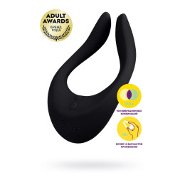 Многофункциональный стимулятор для пар Satisfyer Partner Multifun 2, силикон, чёрный, 13,5 см.