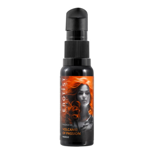 Гель Erotist с эффектом вибрации VOLCANO OF PASSION: MANGO (со вкусом манго), 25 мл