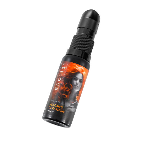 Гель Erotist с эффектом вибрации VOLCANO OF PASSION: MANGO (со вкусом манго), 25 мл