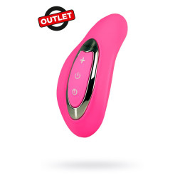 **АУТЛЕТ** Вибромассажер Nalone Curve, силикон, розовый, 11,5 см