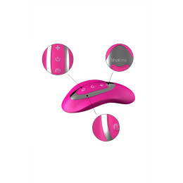 **АУТЛЕТ** Вибромассажер Nalone Curve, силикон, розовый, 11,5 см