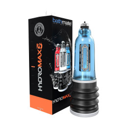 Помпа для пениса Bathmate HYDROMAX5, ABS пластик, голубая, 26 см (аналог Hydromax X20)